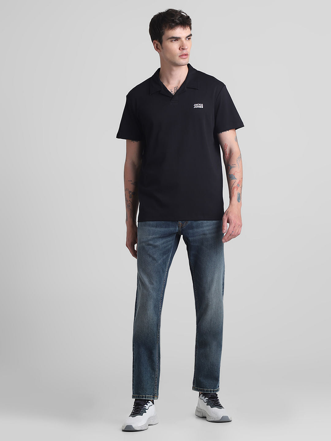 Jet Black Polo T-shirt