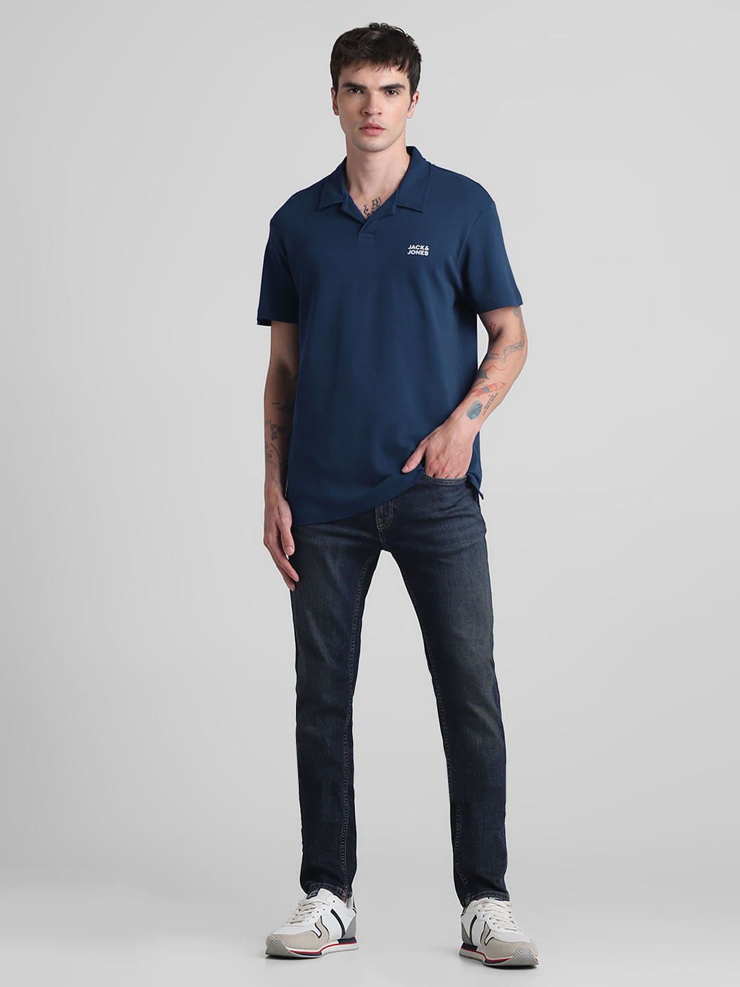 Dark Blue Polo T-shirt