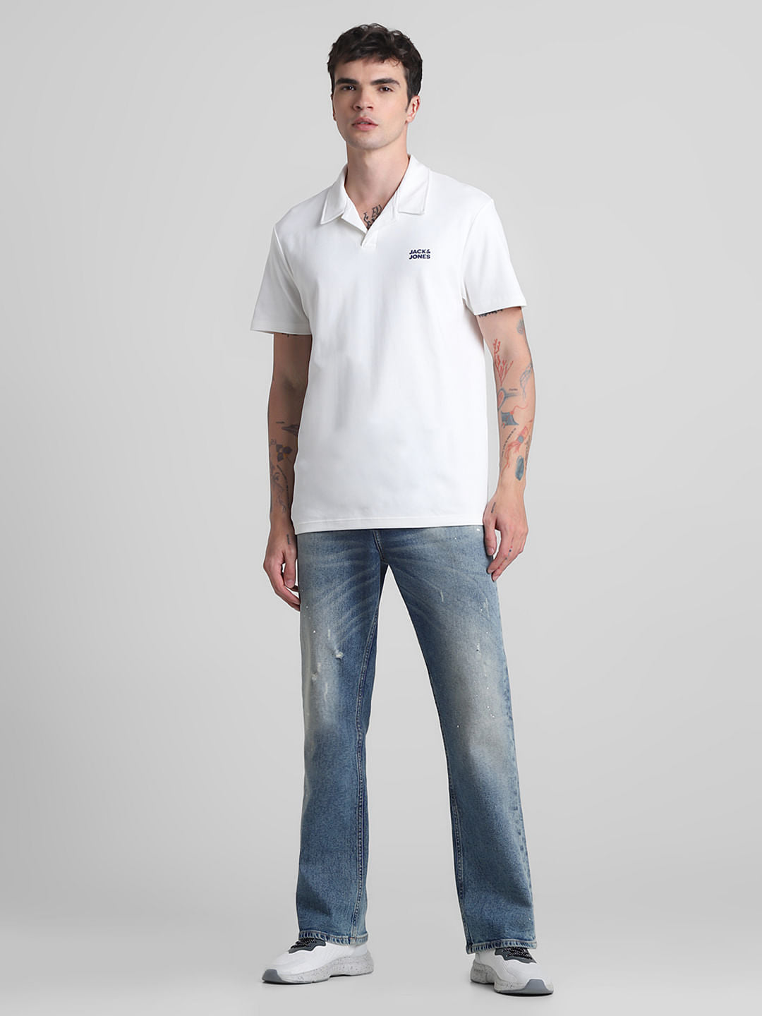 White Polo T-shirt
