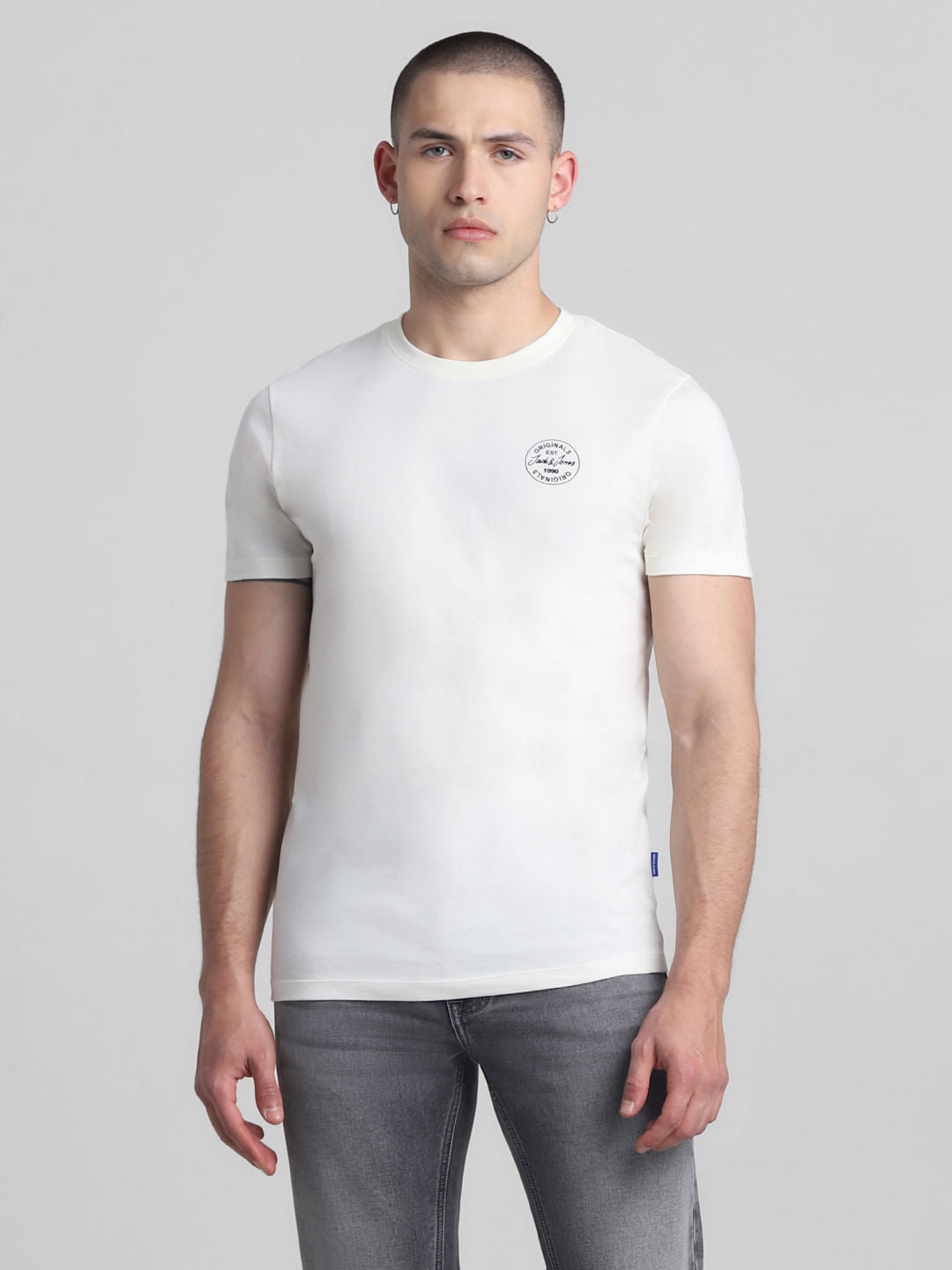 White Crew Neck T-shirt