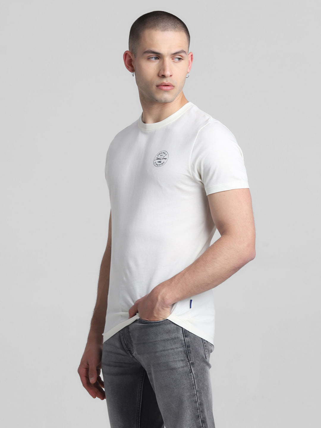 White Crew Neck T-shirt