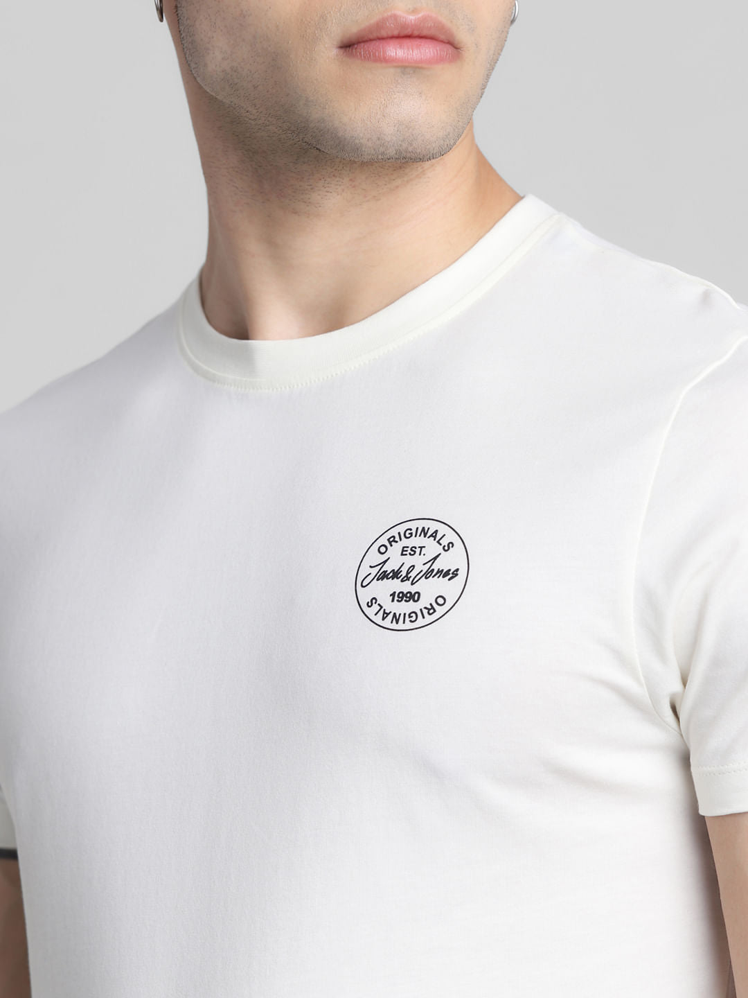 White Crew Neck T-shirt