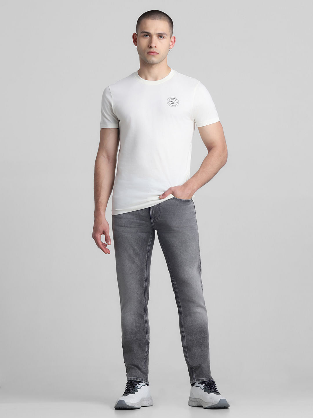 White Crew Neck T-shirt