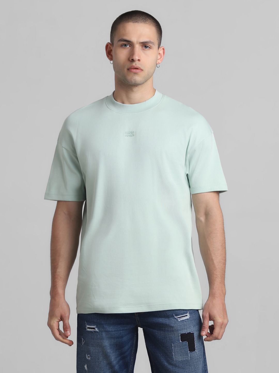 Aqua Green Oversized T-shirt
