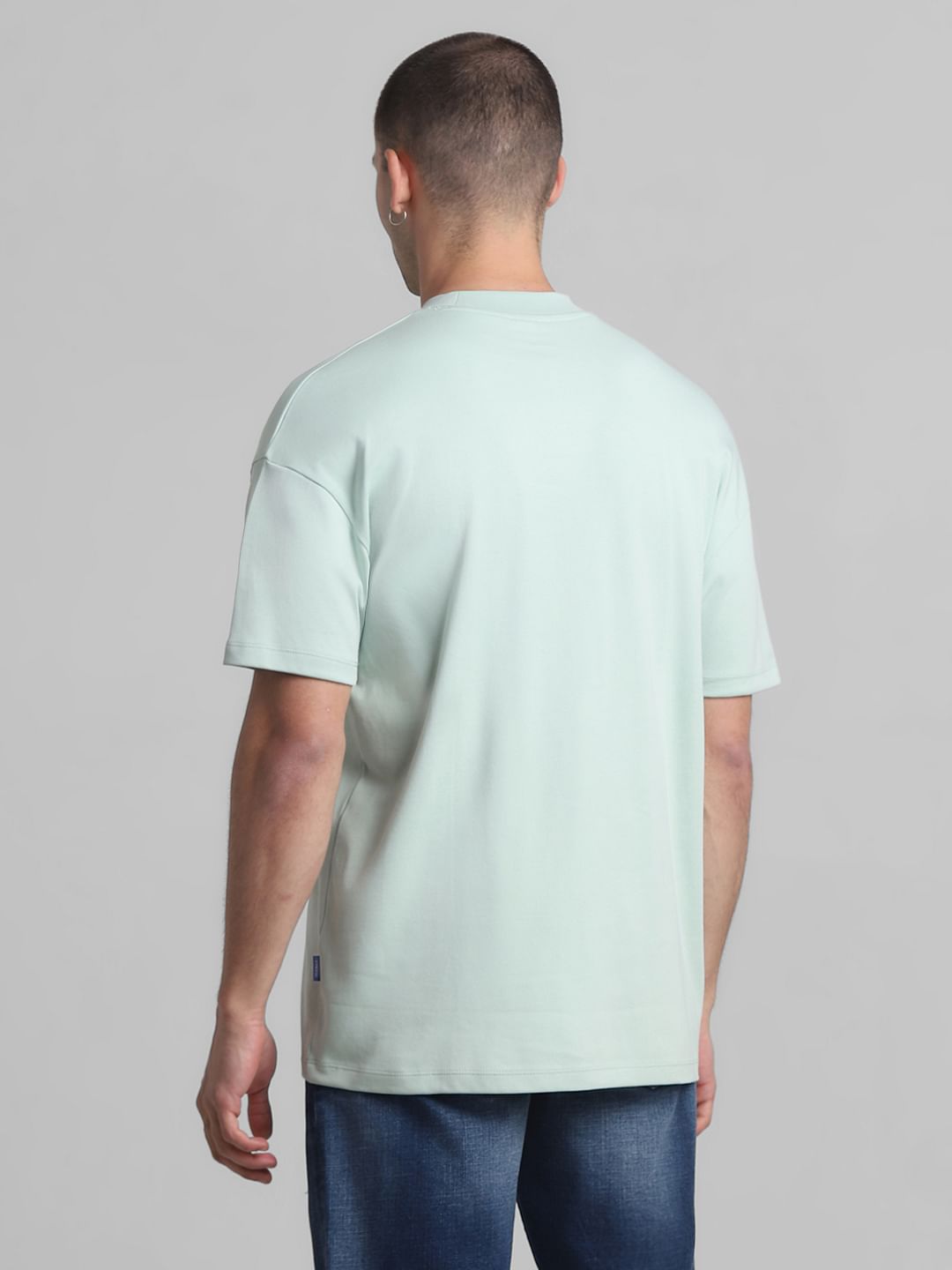 Aqua Green Oversized T-shirt