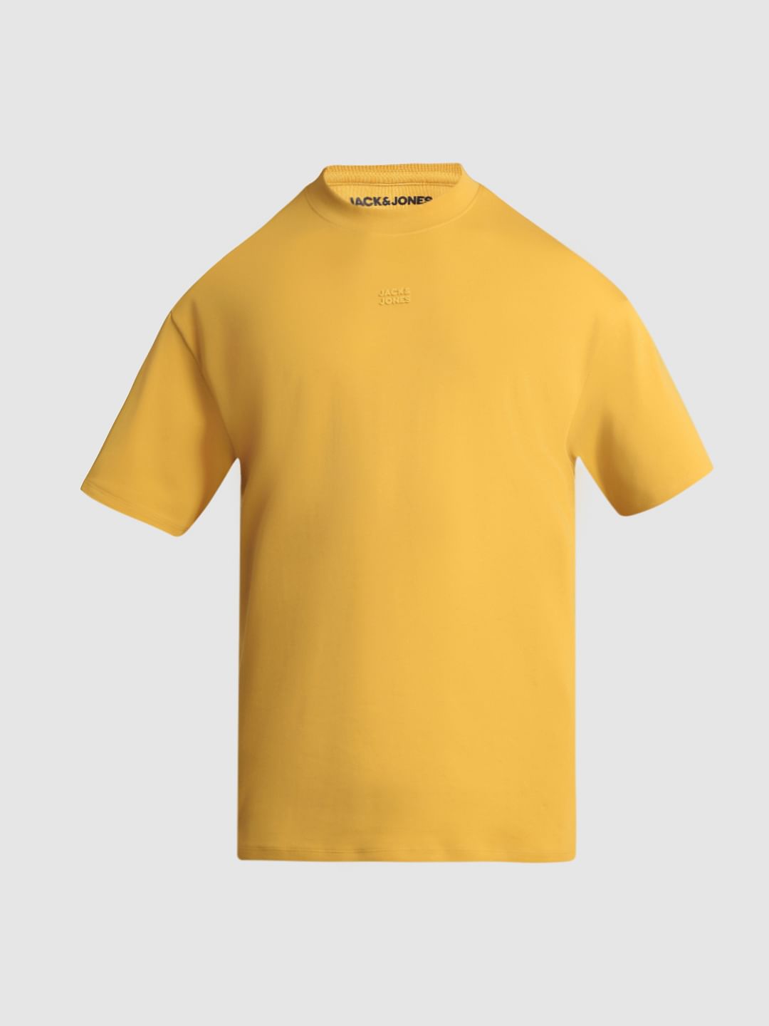 Yellow Oversized Crew Neck T-shirt