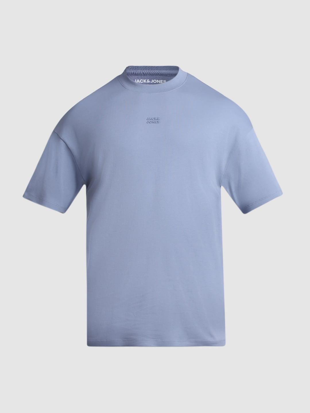 Blue Oversized Crew Neck T-shirt