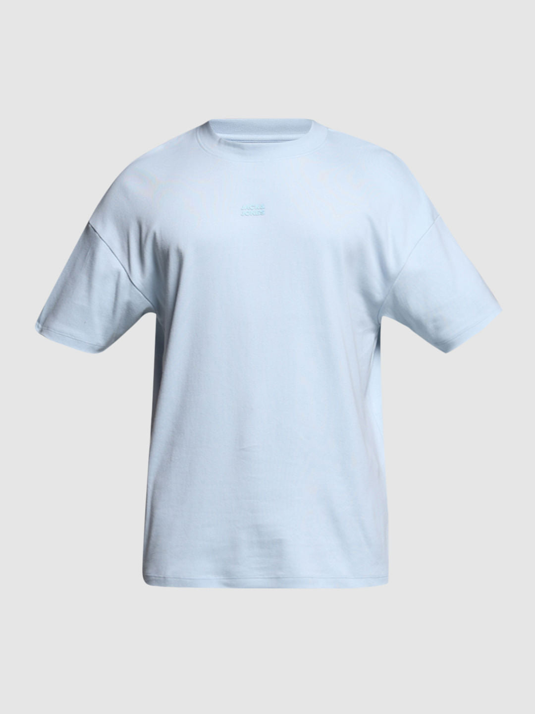 Light Blue Cotton Oversized T-shirt