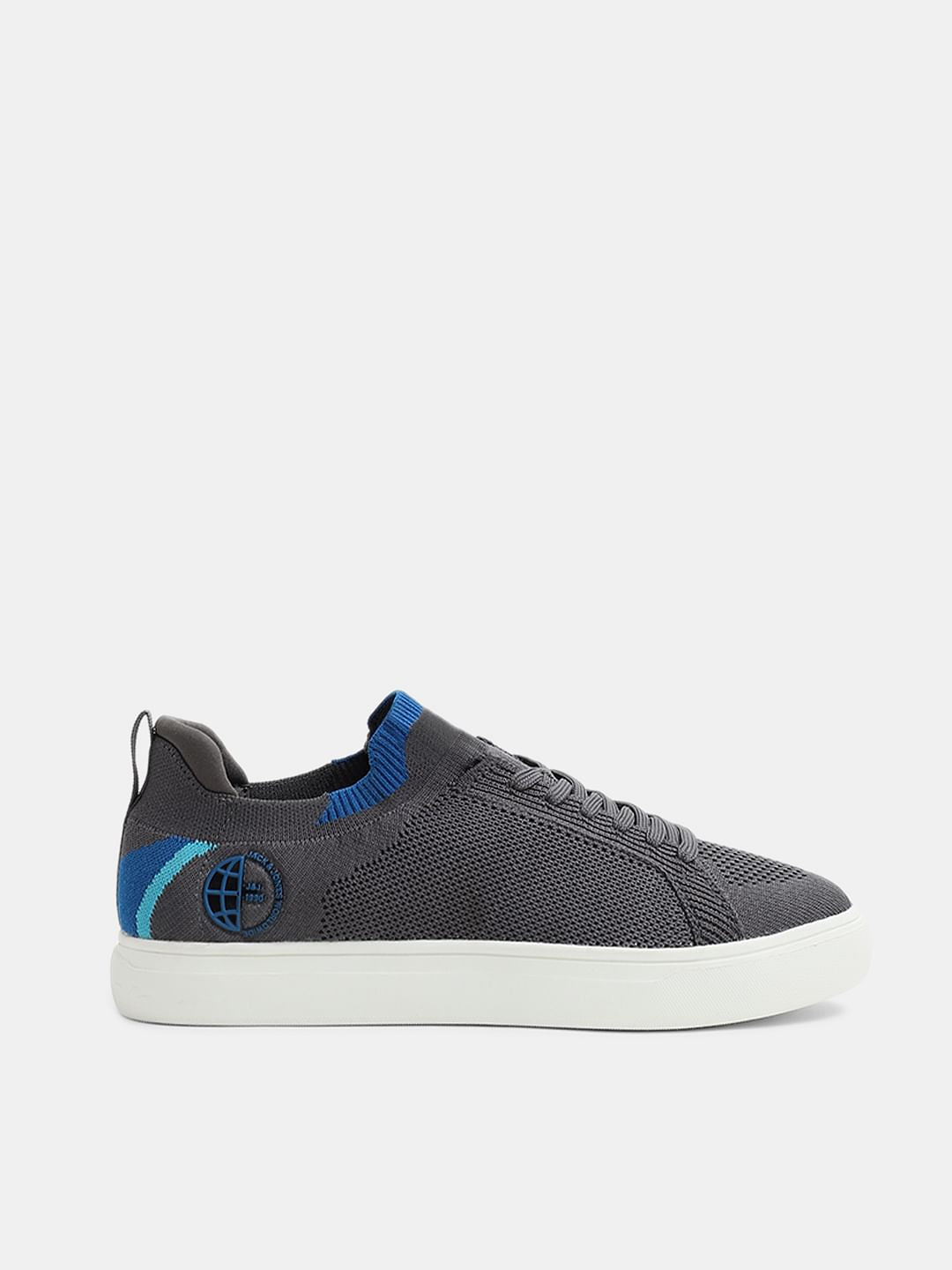 Light Grey Knit Sneakers