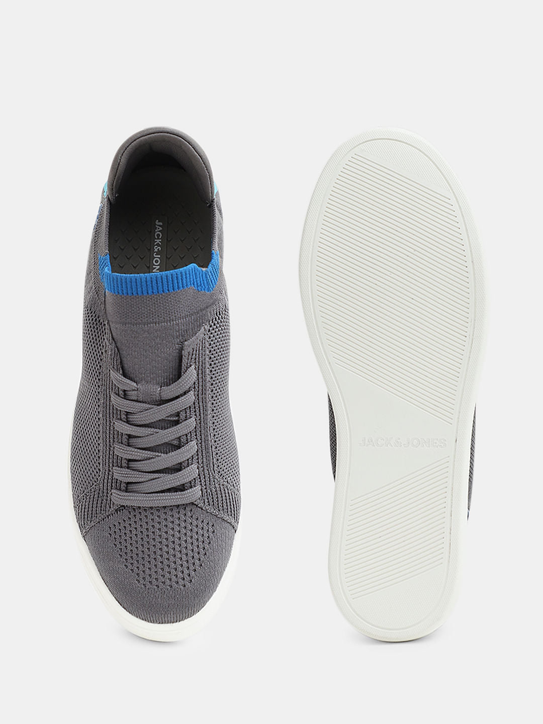 Light Grey Knit Sneakers