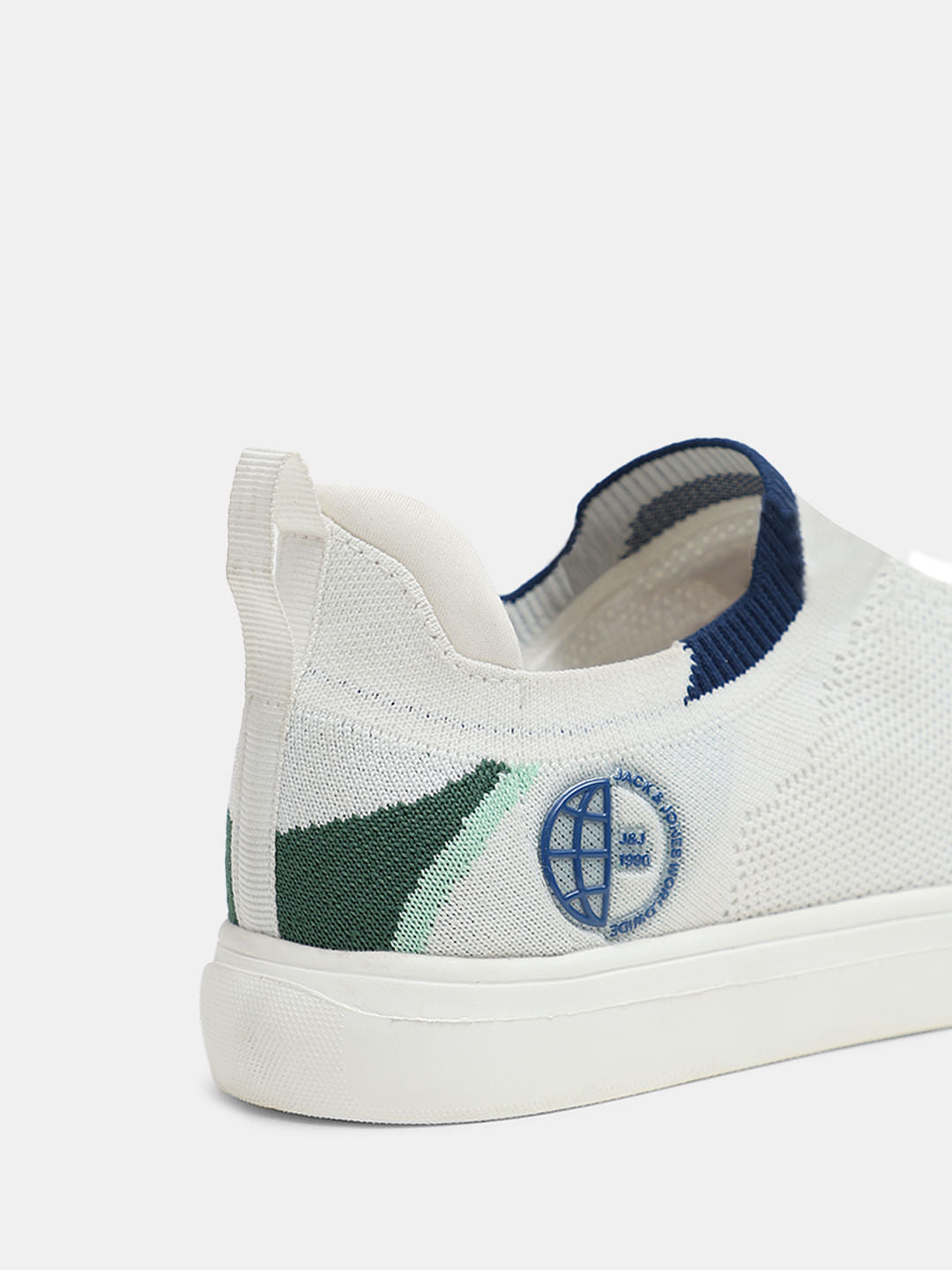 White Knit Sneakers