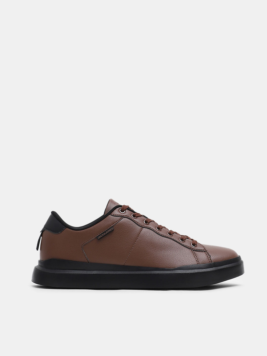 Brown Premium Lace Up Sneakers