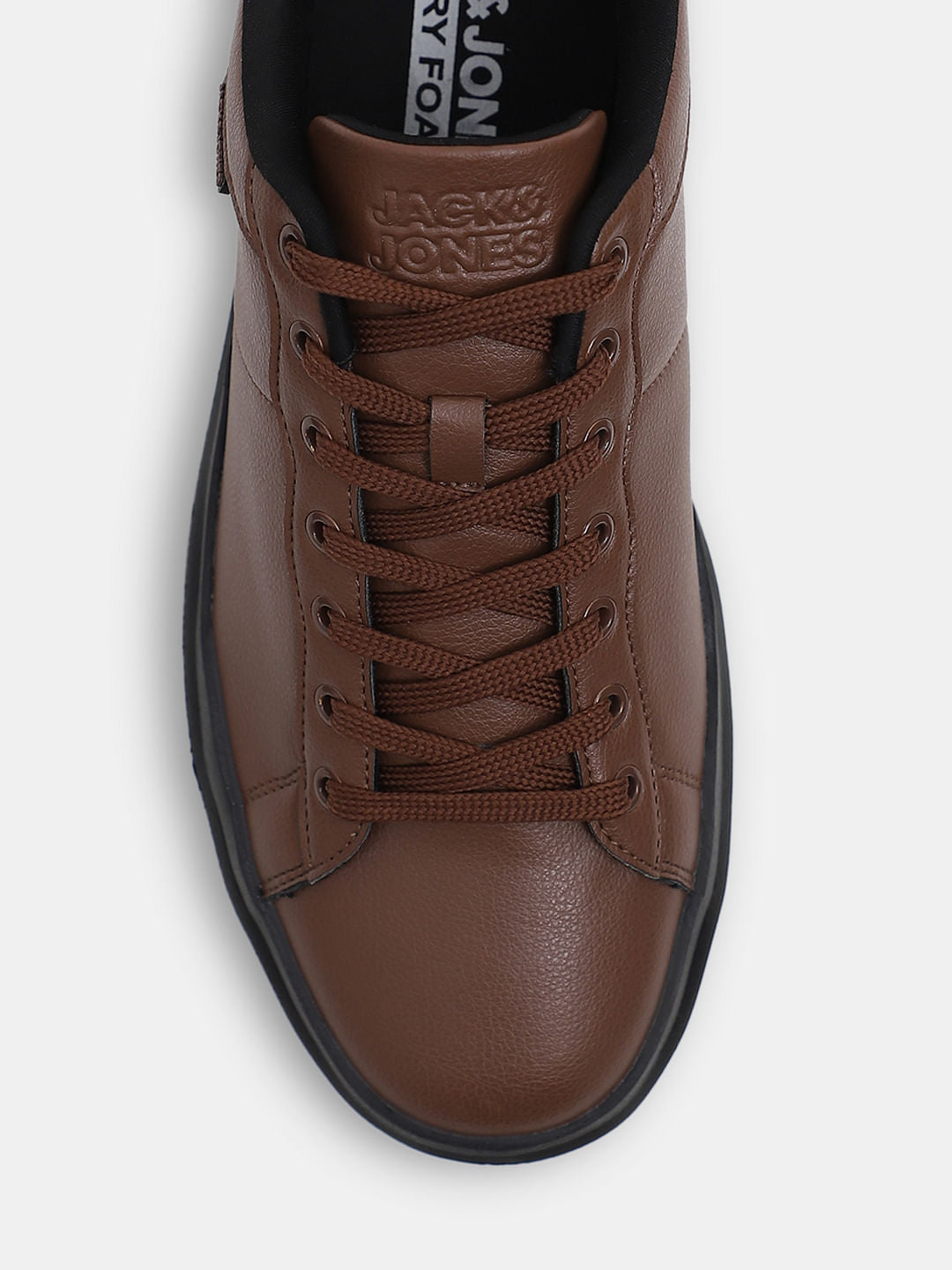 Brown Premium Lace Up Sneakers