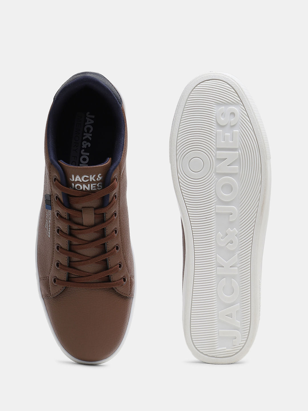 Brown Premium Lace Up Sneakers
