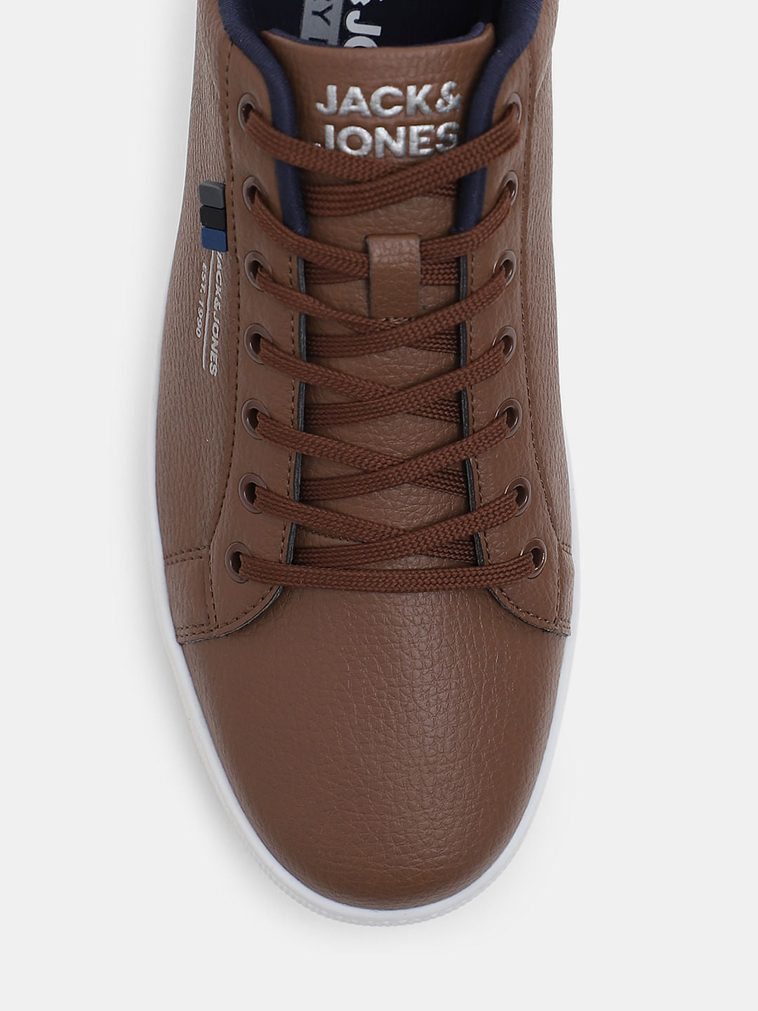 Brown Premium Lace Up Sneakers