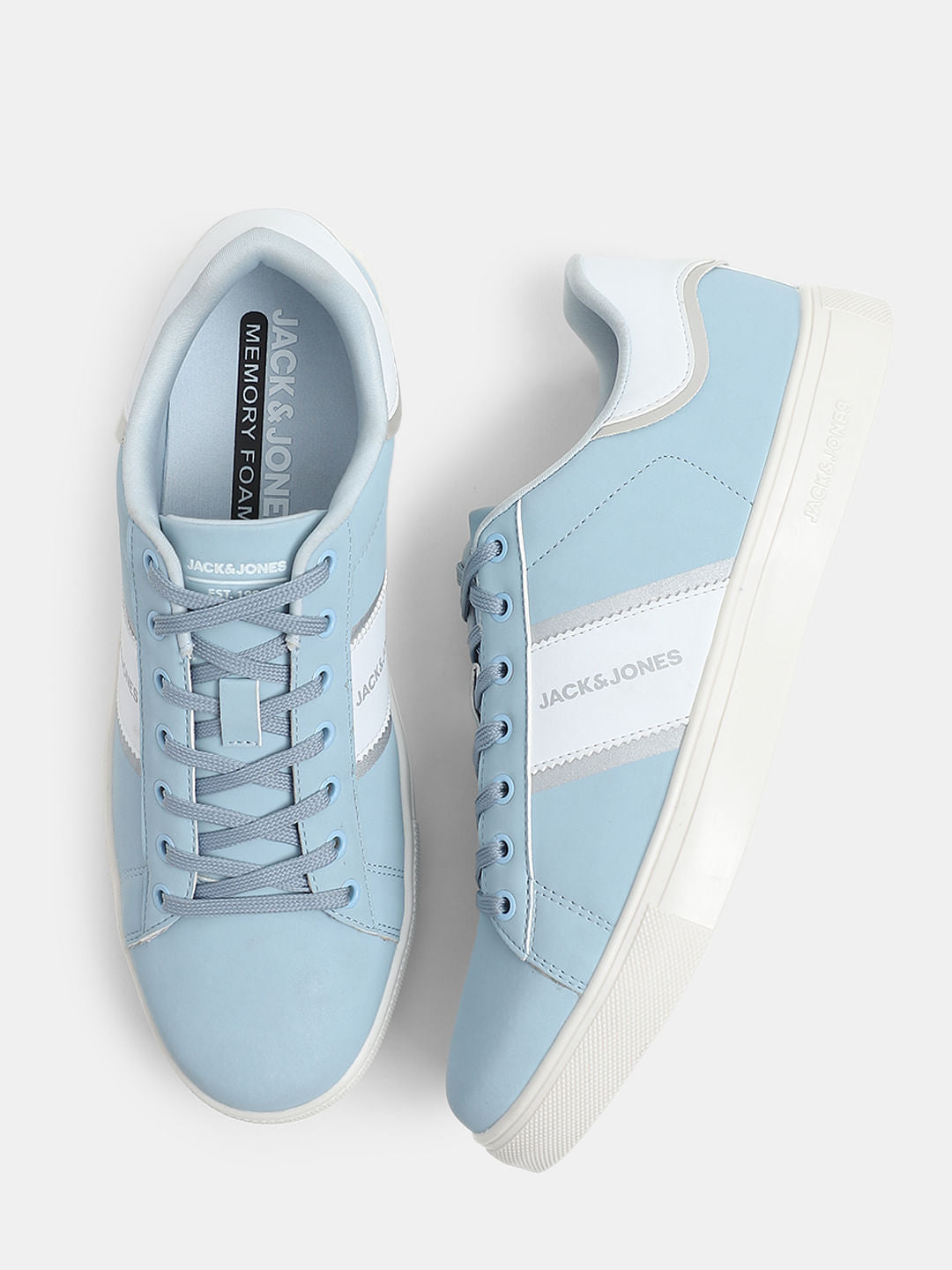 Light Blue Colourblocked Sneakers
