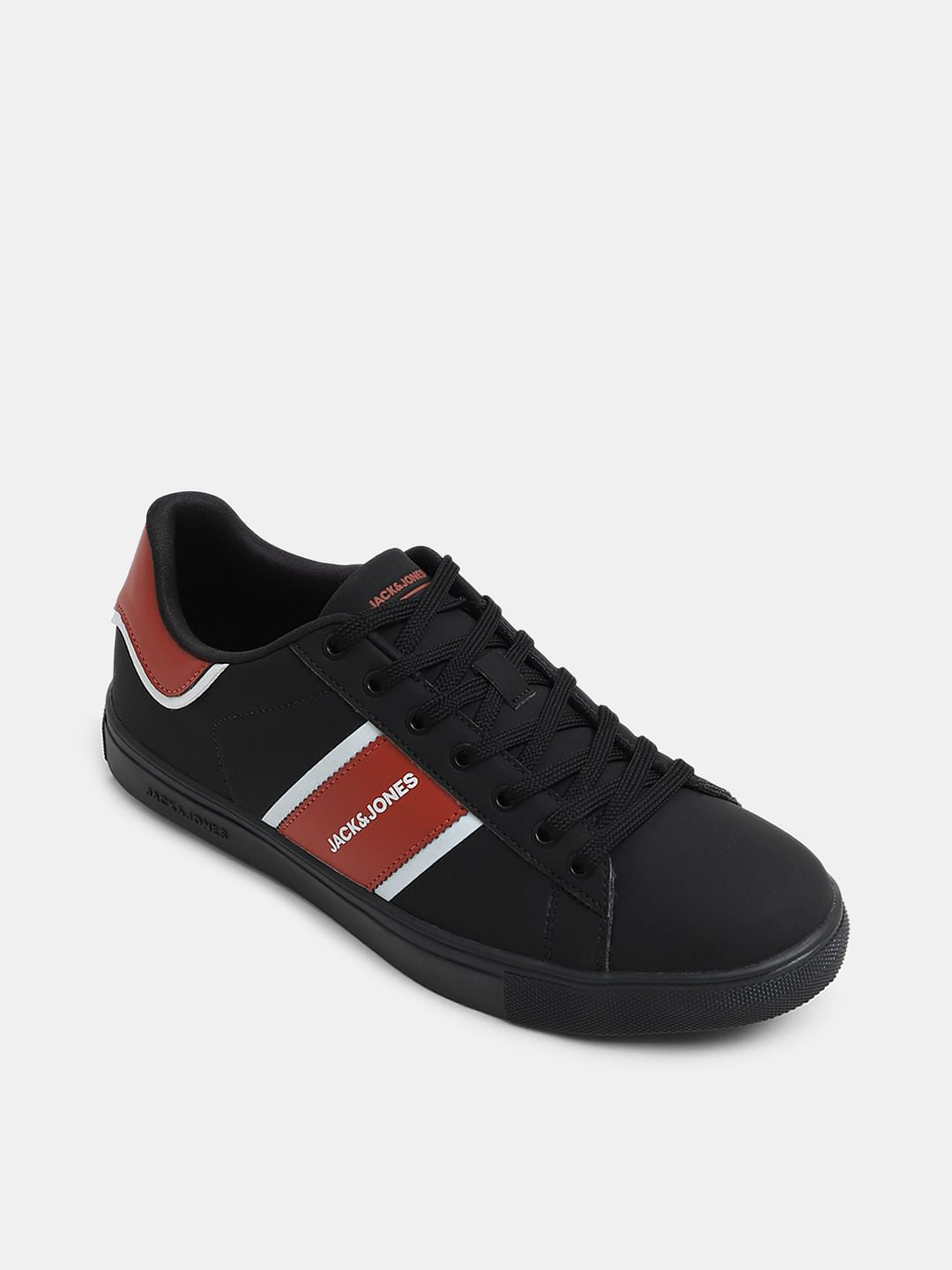 Black Colourblocked Sneakers