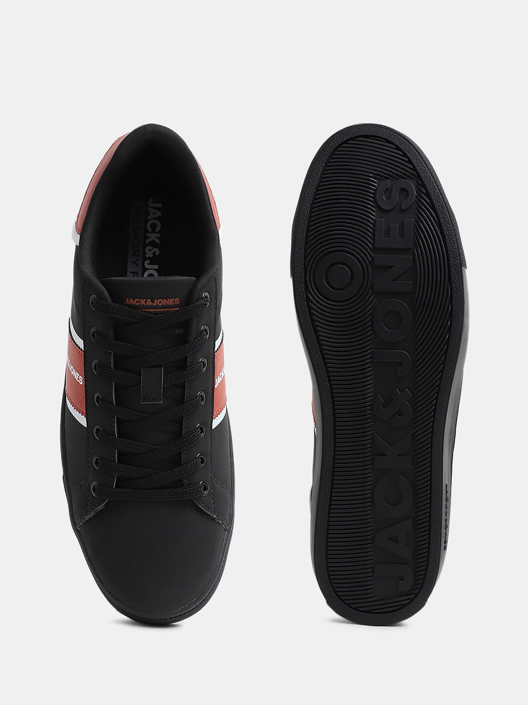 Black Colourblocked Sneakers