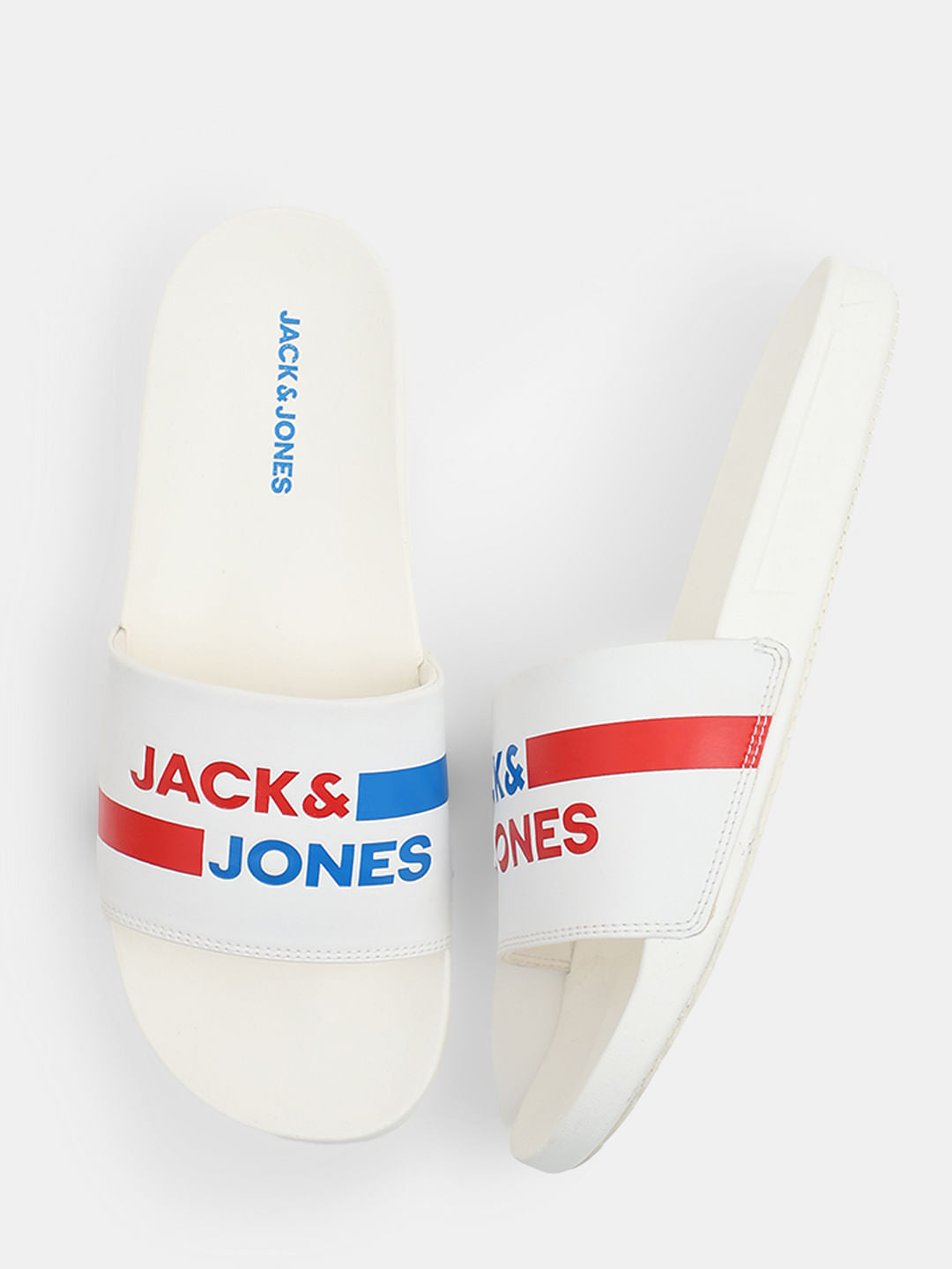 Off-White Logo Print Sliders