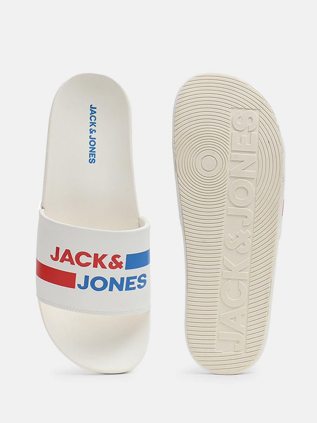 Off-White Logo Print Sliders