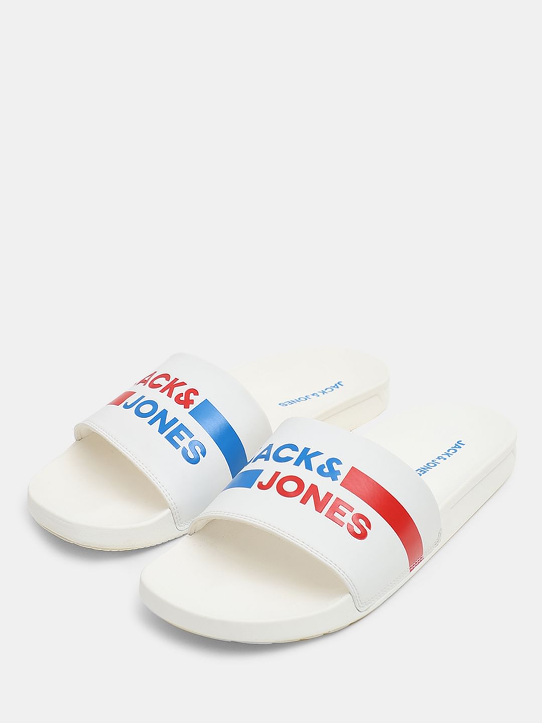 Off-White Logo Print Sliders