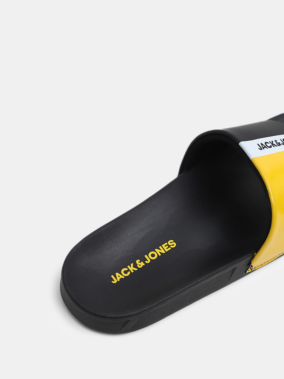 Black Colourblocked Sliders