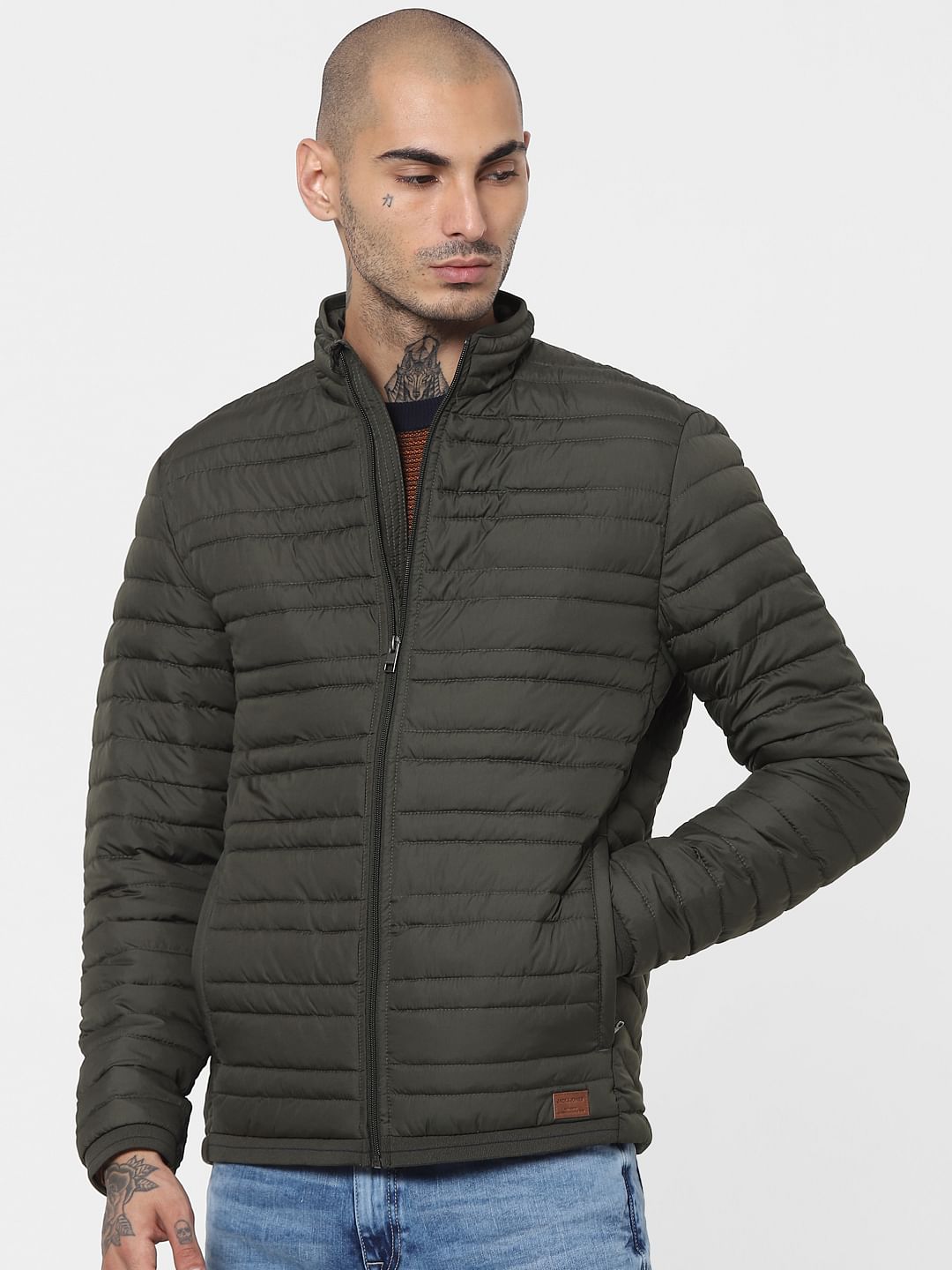 Green Lightweight Puffer Jacket