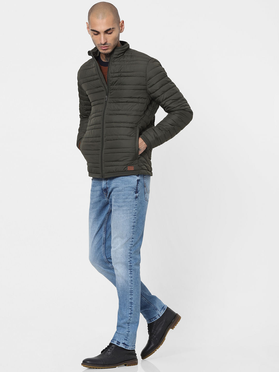 Green Lightweight Puffer Jacket
