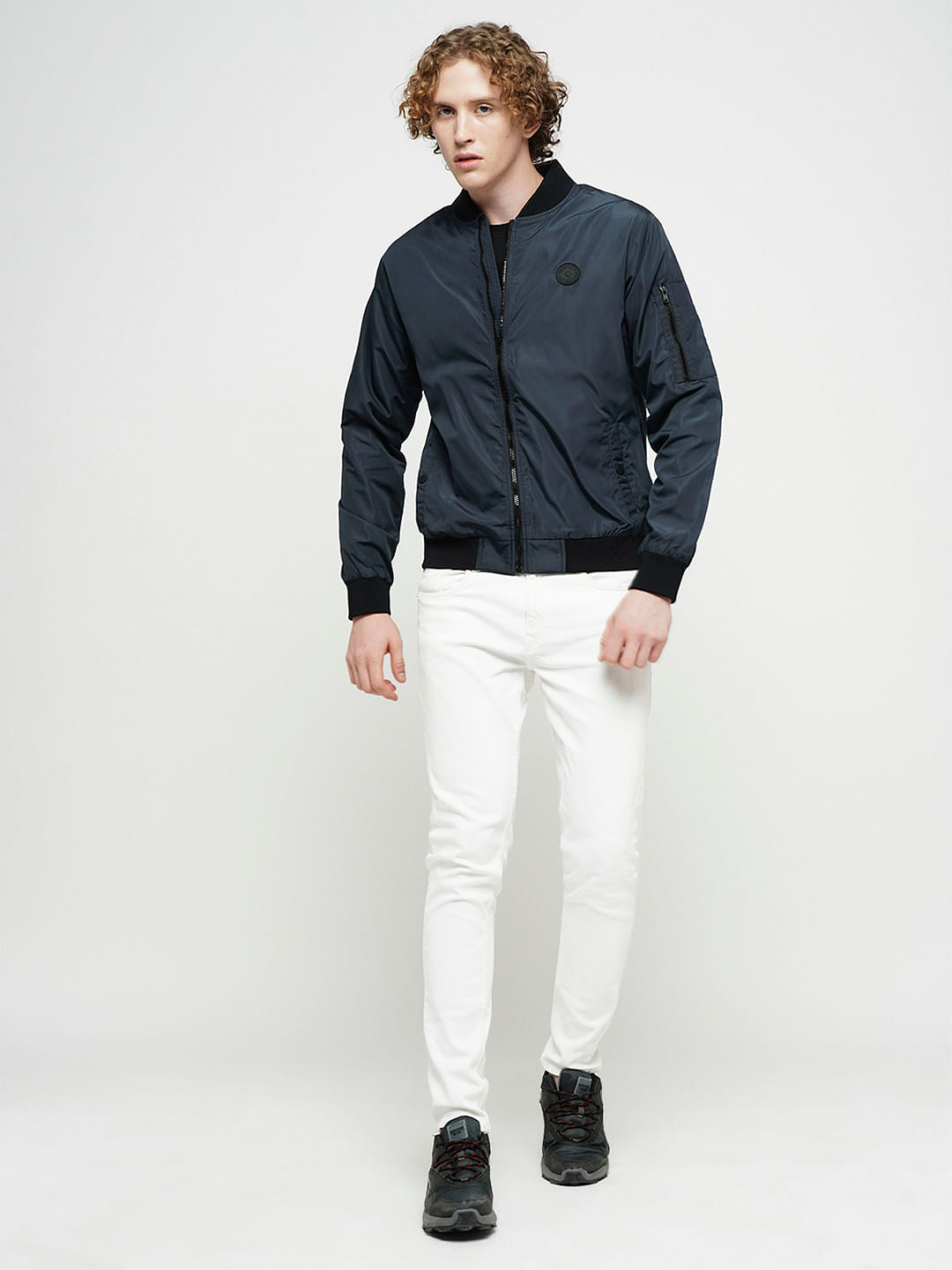 PRODUKT by JACK&JONES Navy Blue Bomber Jacket