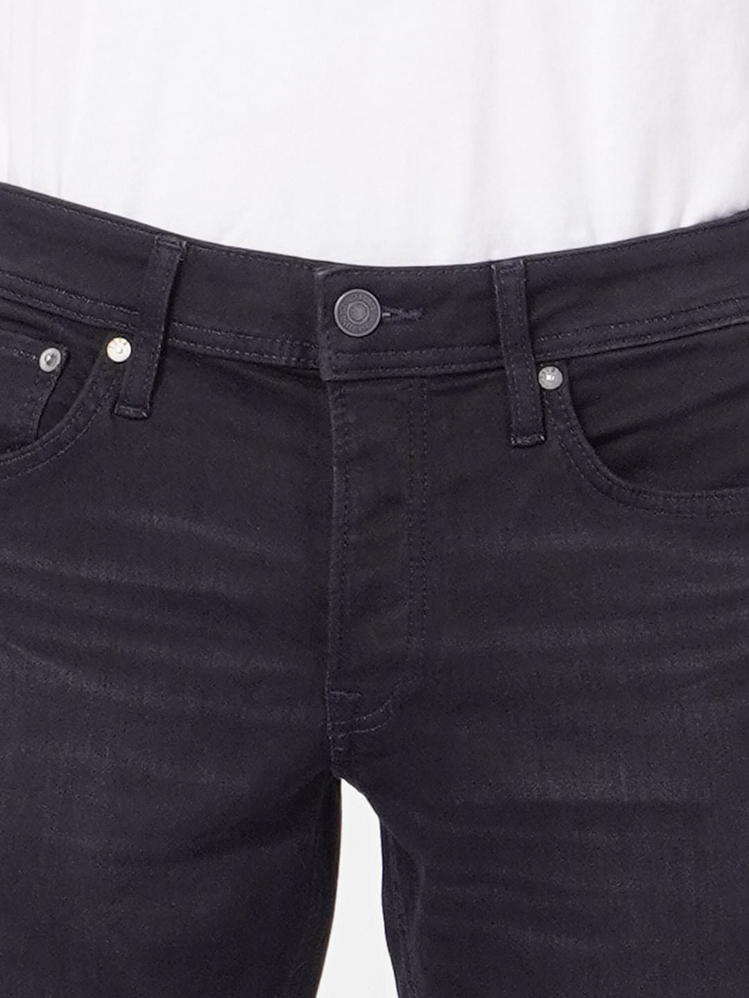 Dark Blue Low Rise Glenn Slim Jeans