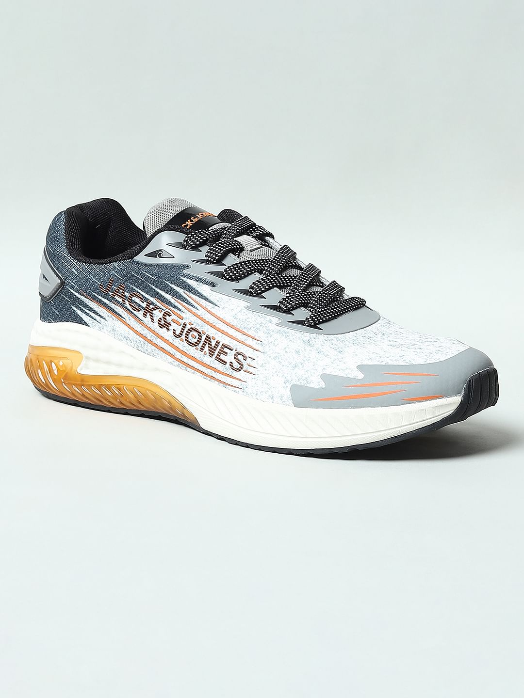 Grey Abstract Printed Sneakers
