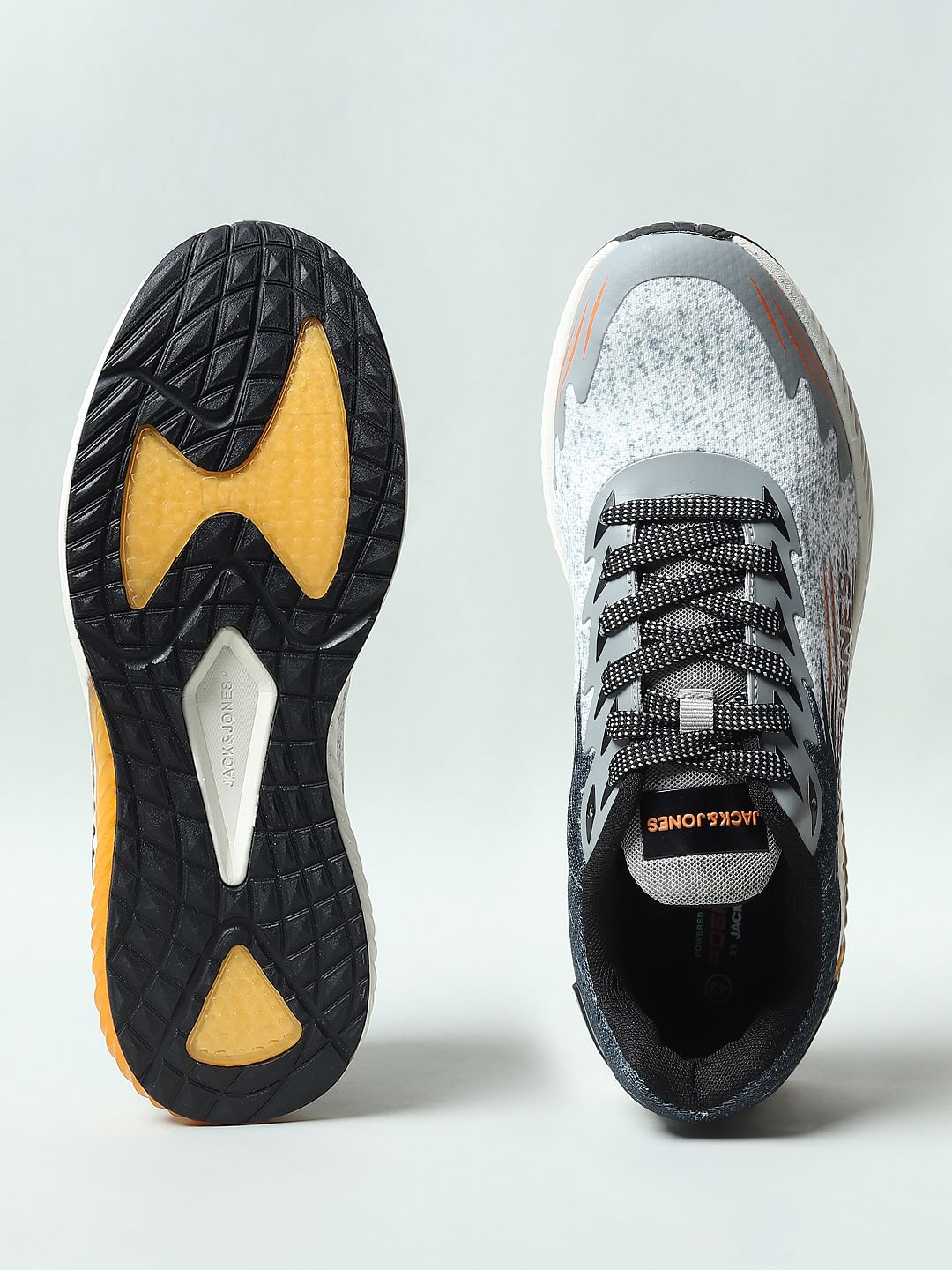 Grey Abstract Printed Sneakers