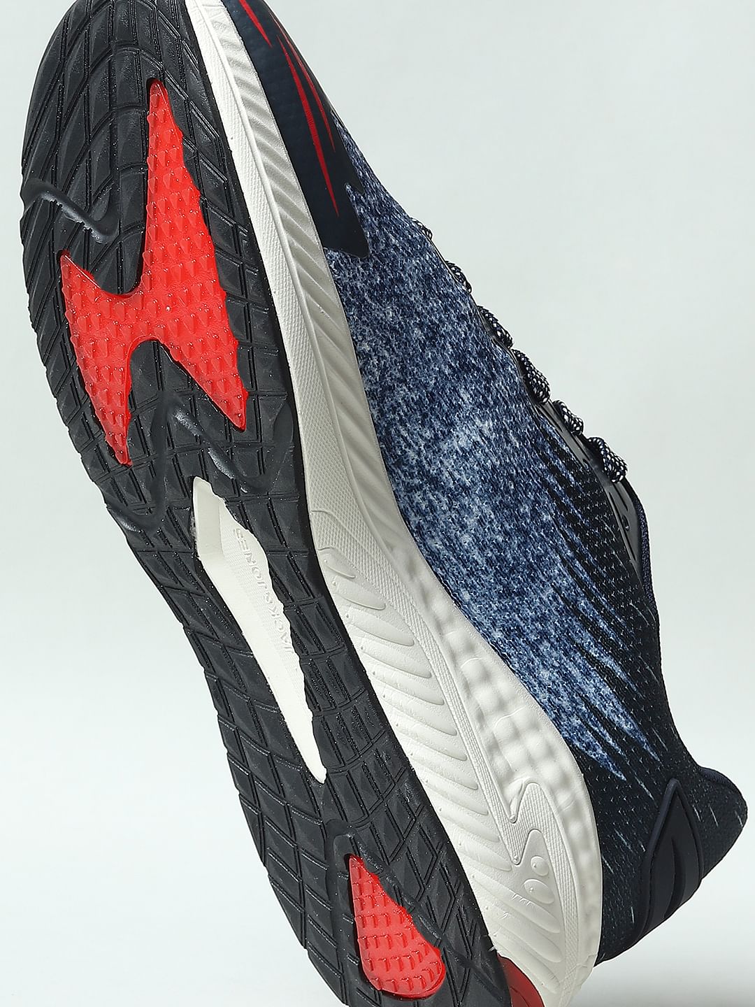 Blue Abstract Printed Sneakers