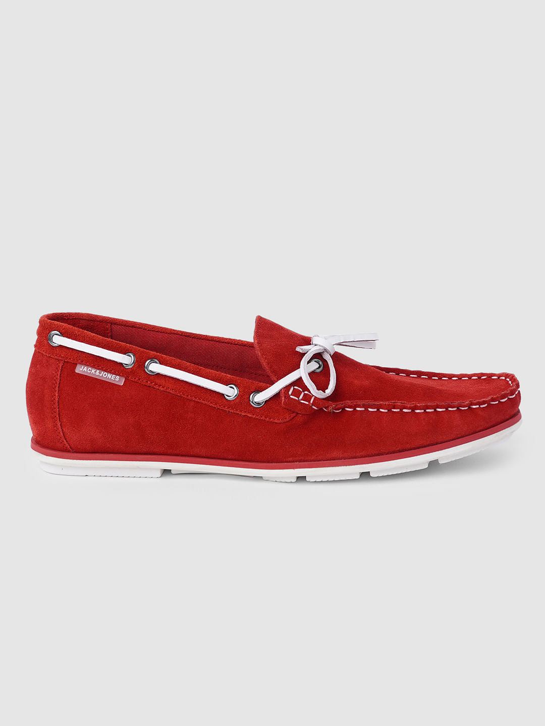 Red Suede Loafers