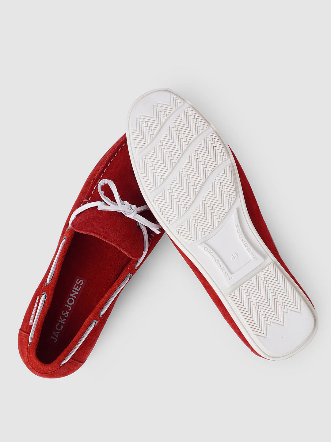Red Suede Loafers