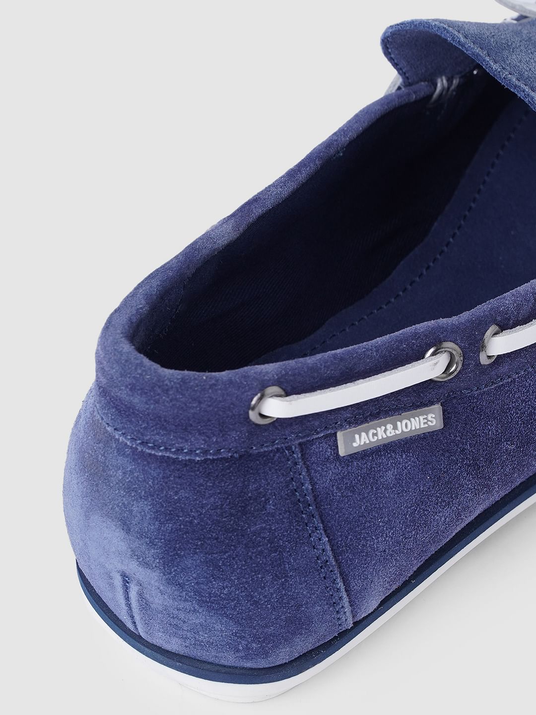 Blue Suede Loafers
