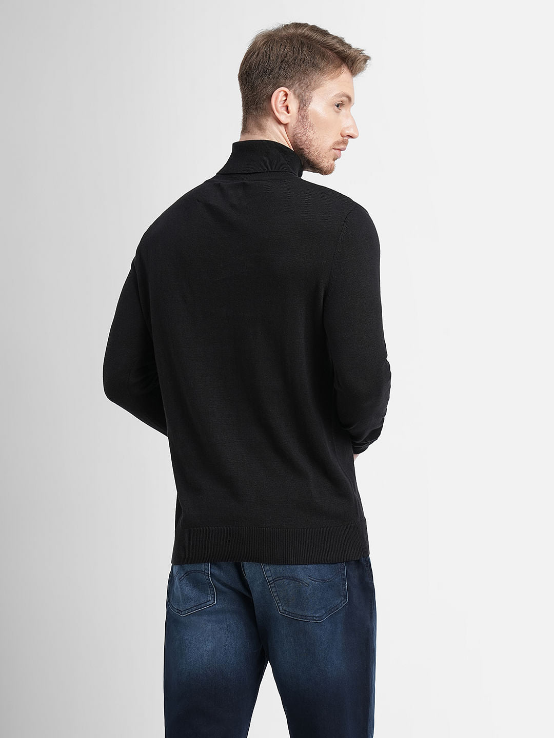 Black High Neck Pullover