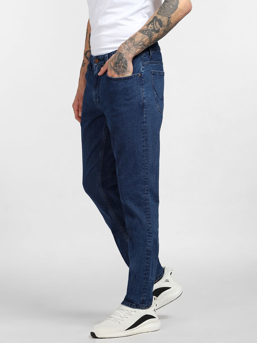 Blue Low Rose Glenn Slim Jeans