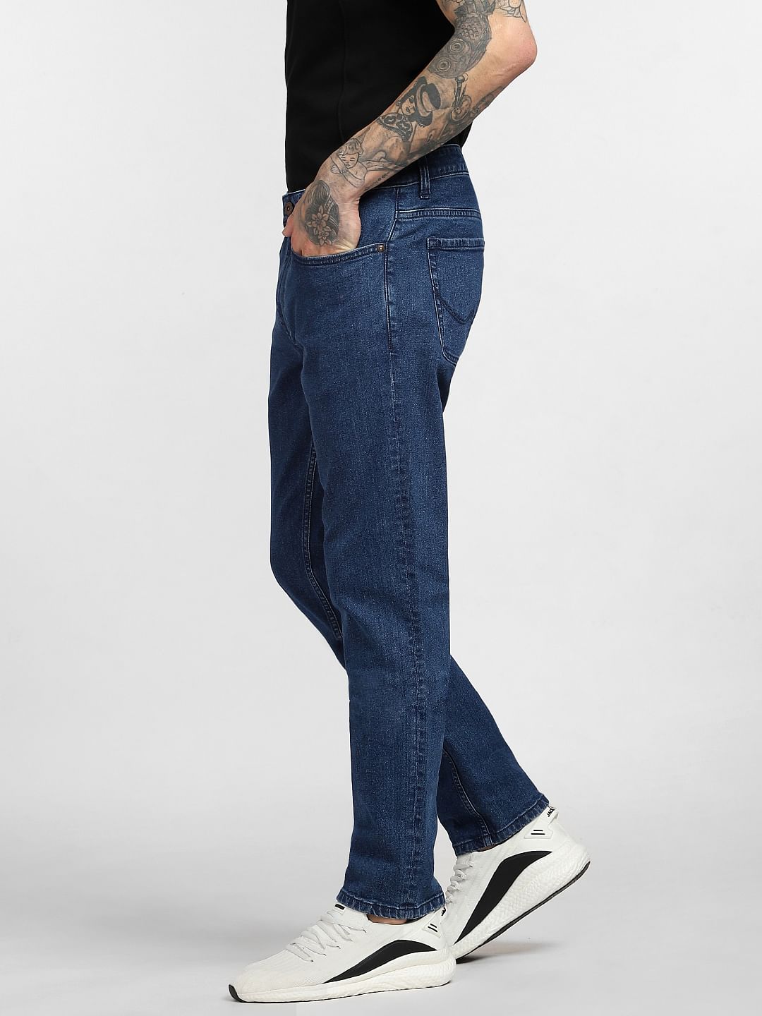 Dark Blue Low Rise Ben Skinny Jeans