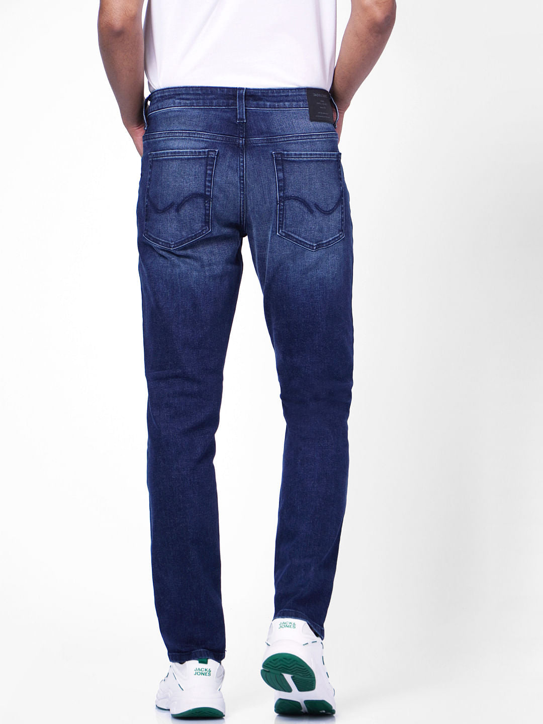 Blue Low Rise Glenn Slim Fit Jeans