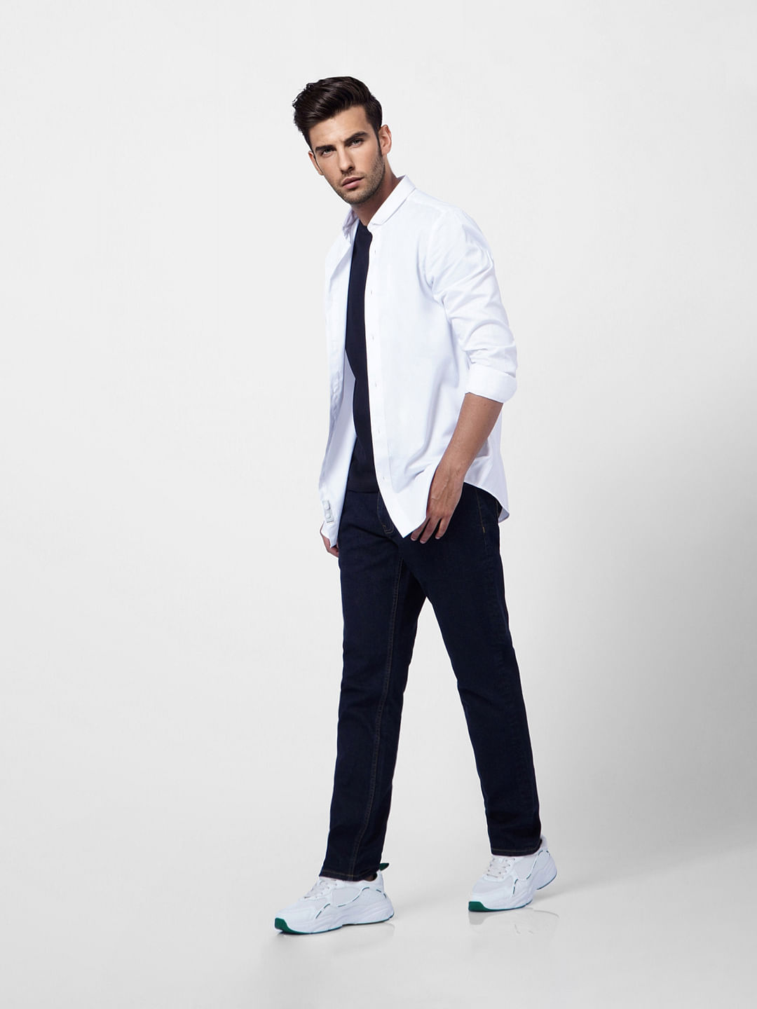 Dark Blue Low Rise Glenn Slim Fit Jeans