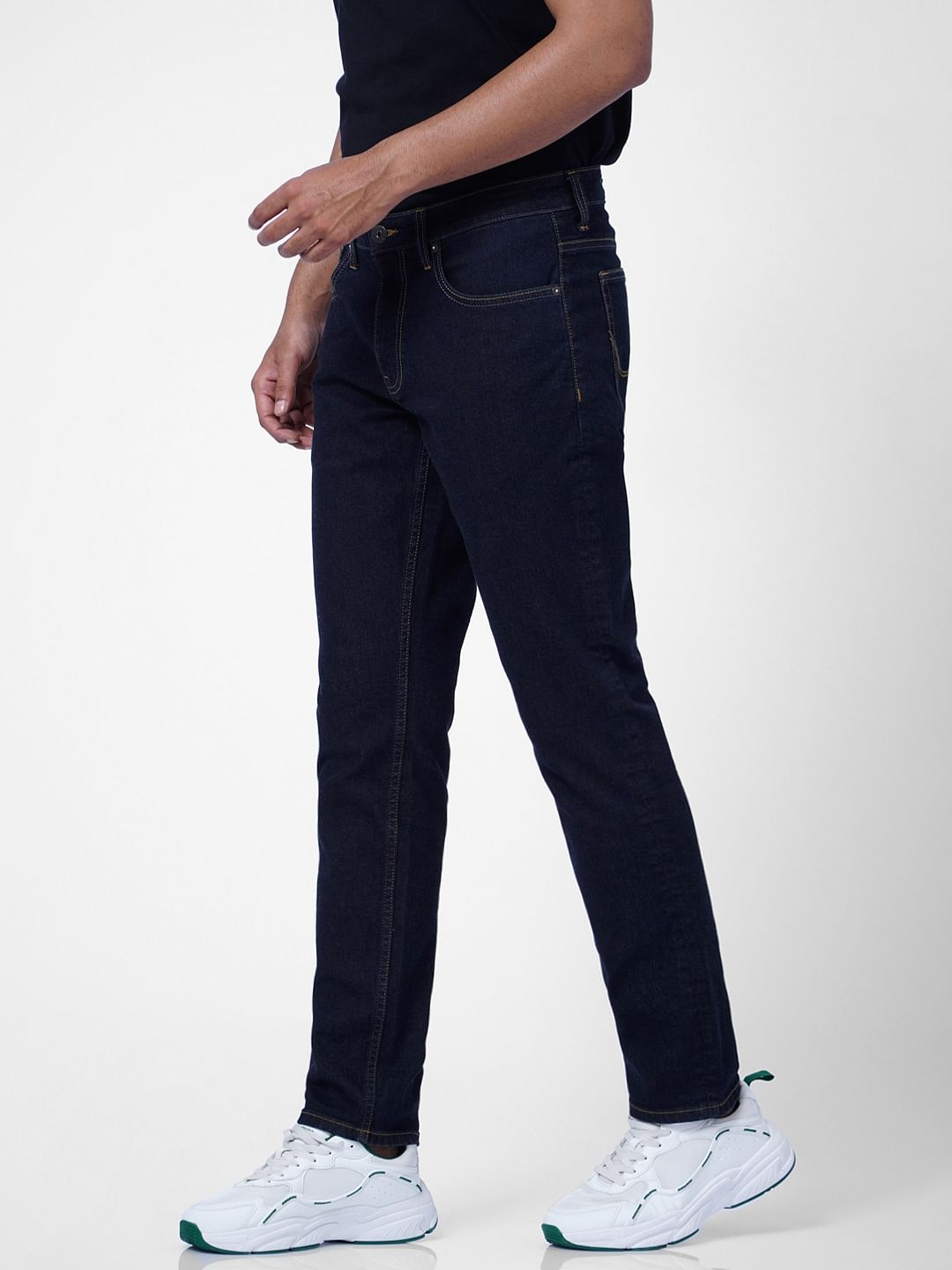 Dark Blue Low Rise Glenn Slim Fit Jeans
