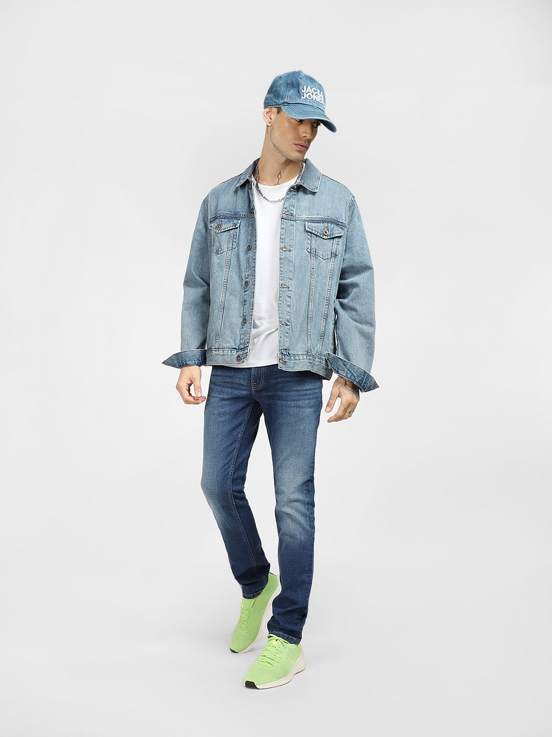 Dark Blue Low Rise Ben Skinny Jeans