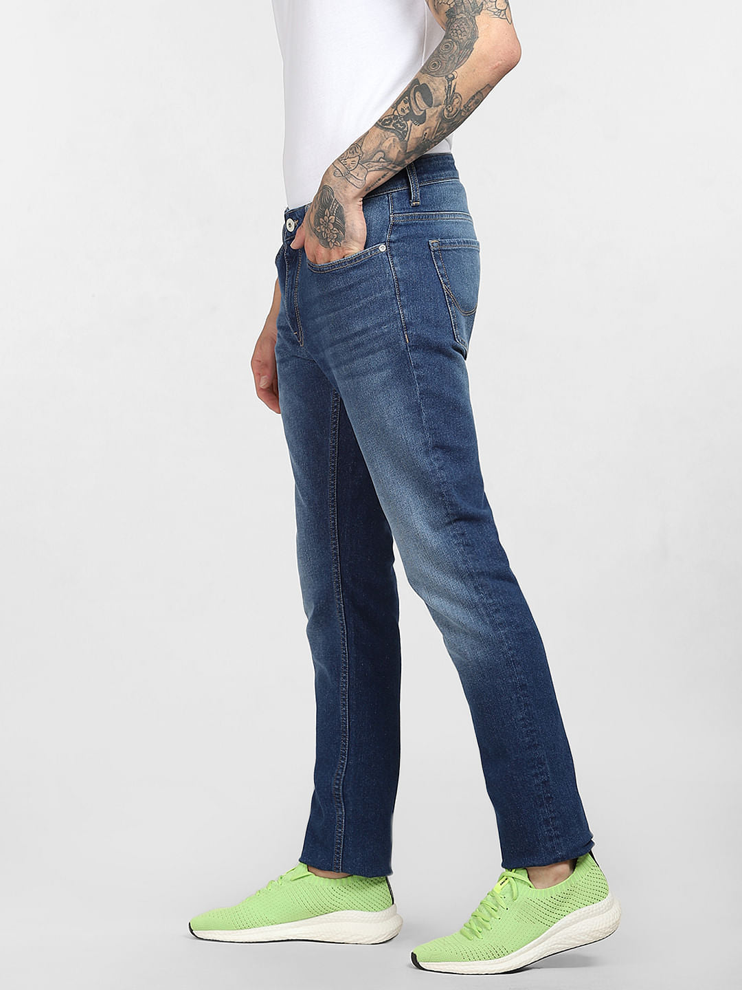 Dark Blue Low Rise Ben Skinny Jeans