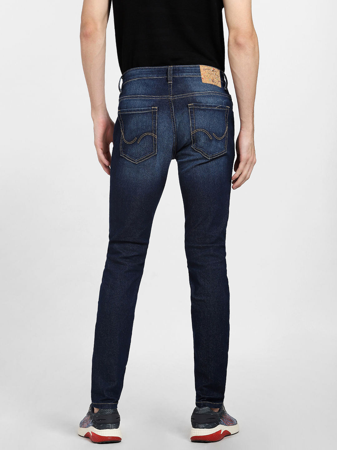 Dark Blue Low Rise Ben Skinny Jeans