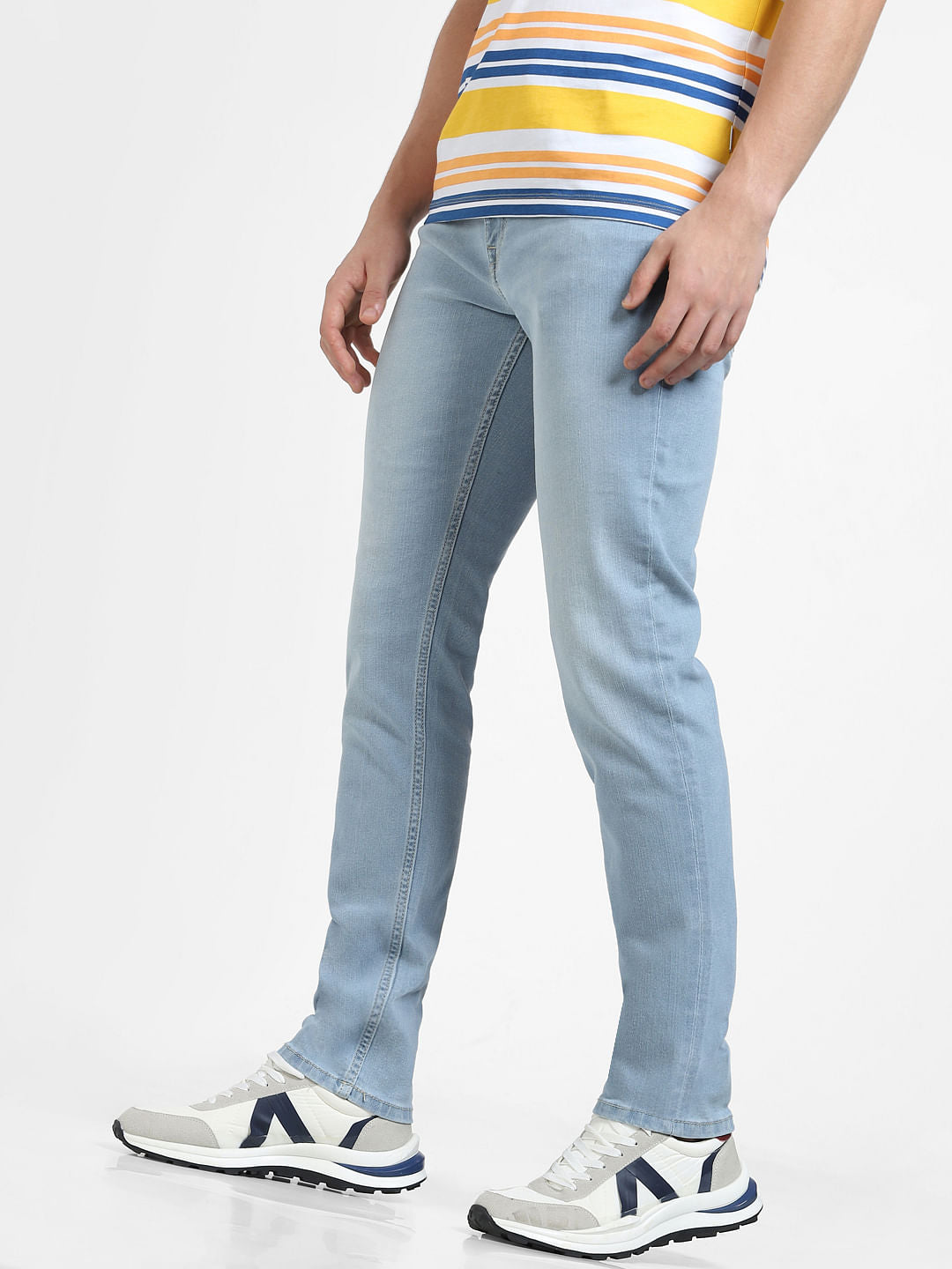 Light Blue Low Rise Glenn Slim Jeans