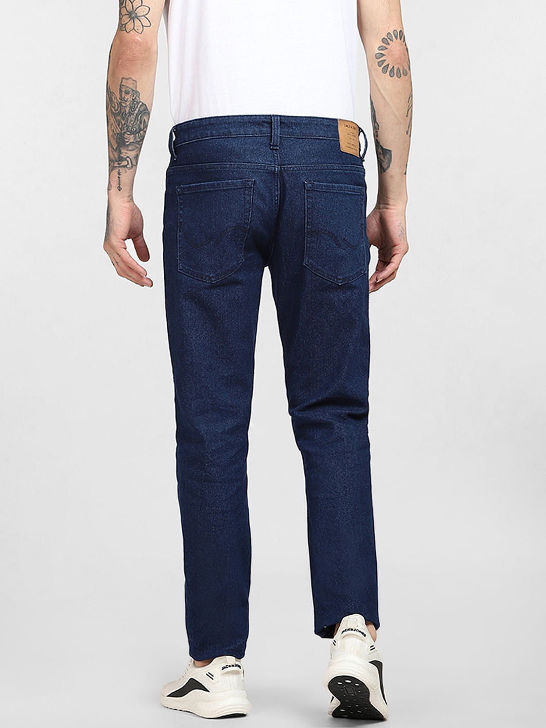 Dark Blue Low Rise Glenn Slim Jeans