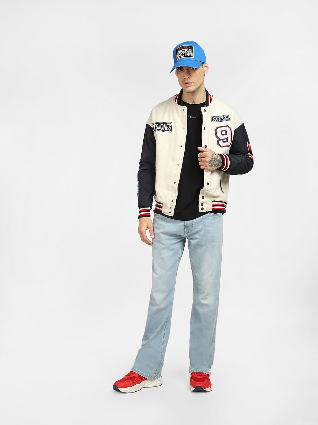 Light Blue High Rise Bootcut Jeans