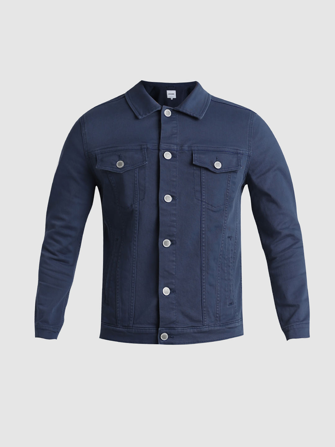 Blue Patch Pocket Denim Jacket