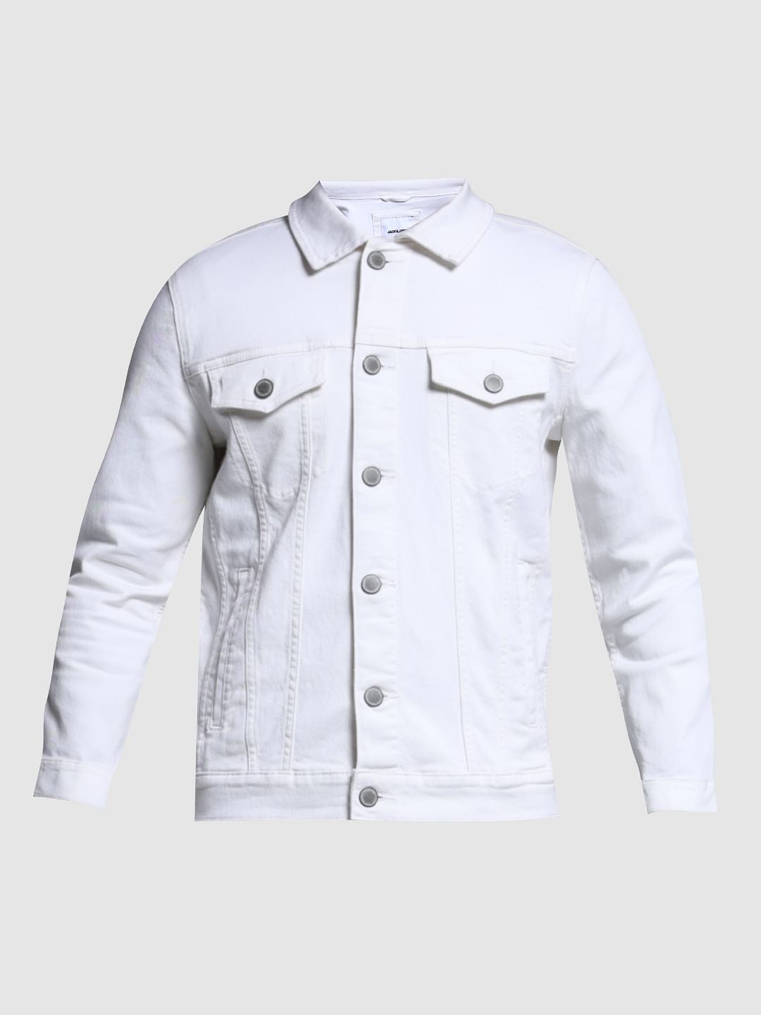 White Cotton Denim Jacket